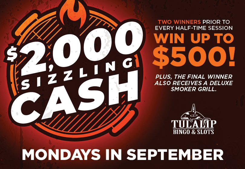 Tulalip Bingo - Win up to $500 cash!