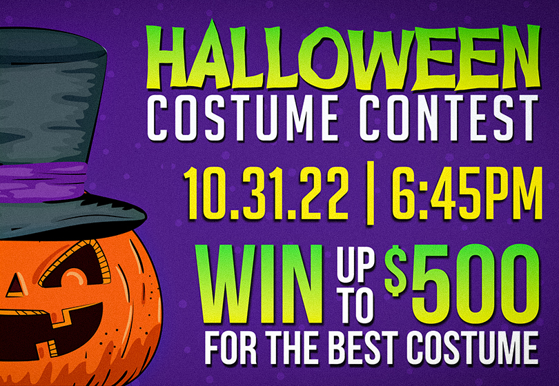 Tulalip Bingo - Dress up in your Halloween costume and join in the fun! Win up to $500 for the best costume!