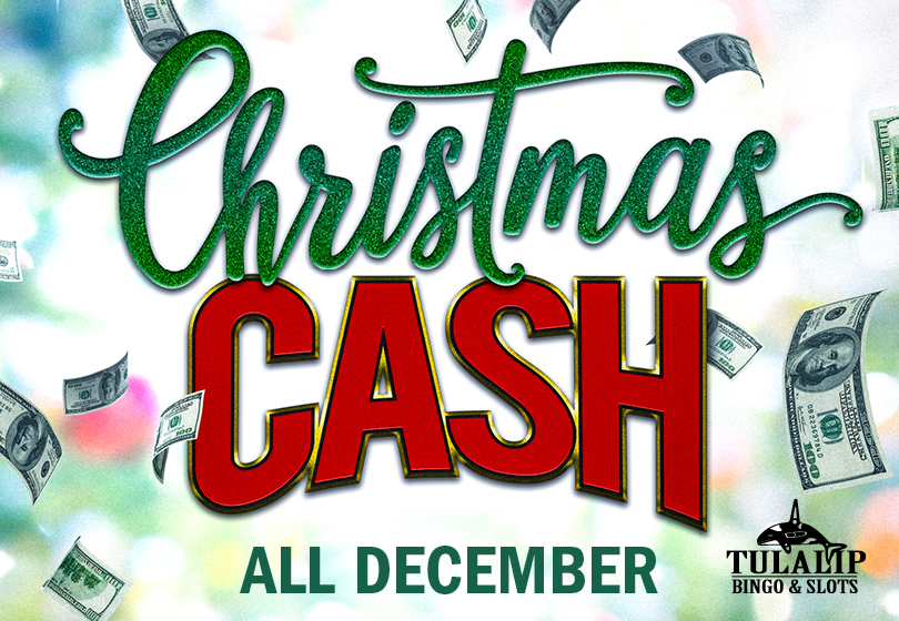 Tulalip Bingo and Slots - Christmas Cash - Pick a gnome, win up to $750, $2/3-ON!