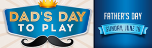 Celebrate Father's Day with us and win up to $1,000 Free Play a $250 Cabela’s gift card or a multi-tool!