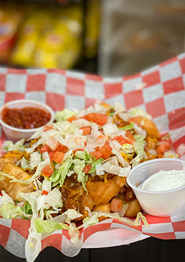 Quil Ceda Deli's Indian tacos is a bingo and slots player favorite at Tulalip Bingo near Marysville.
